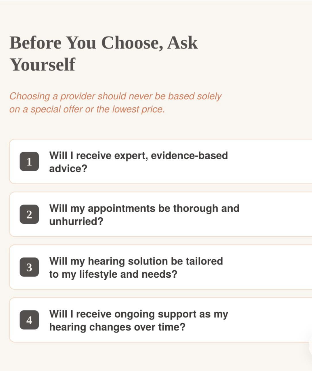 It's not just about the hearing aids!